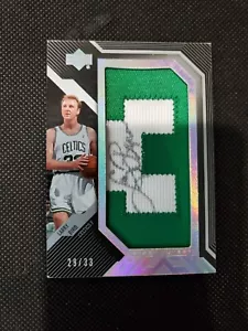 2007-08 LARRY BIRD AUTO DECK UD NUMERI NERI PATCH SP INSERTO SP #29/33! LEGGERE - Foto 1 di 13
