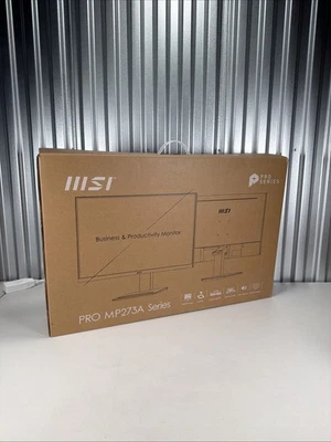 MSI Pro MP273AW, 27" Monitor, 1920 x 1080 (FHD), IPS, 100Hz, White - NO STAND - Image 1 of 4