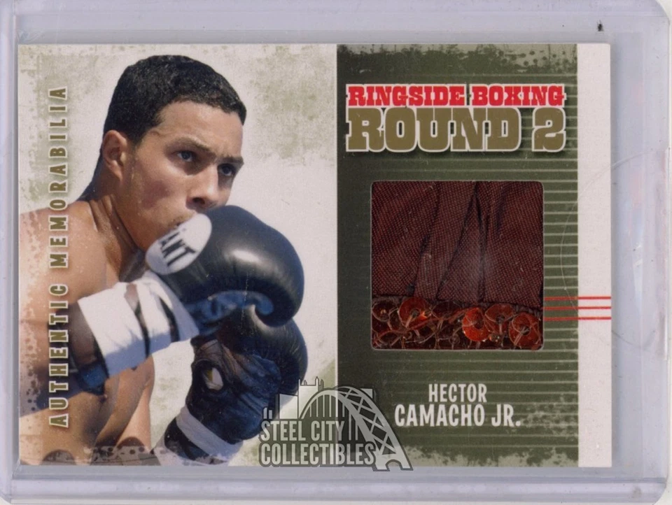Hector Camacho 2011 Ringside Round 2 Boxing Gold Patch Card #AM-31 /10 - Image 1 of 1