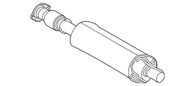 Подлинный глушитель и труба Ford LK4Z-5230-B - Изображение 1 из 3