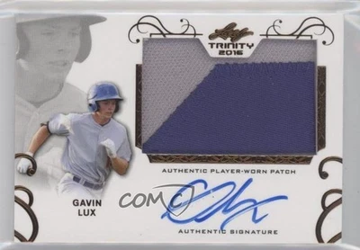2016 Leaf Trinity Patch Auto Gavin Lux #PA-GL1 Patch Auto - Image 1 of 2