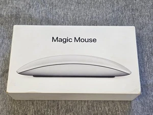 Apple Magic Mouse 2 Wireless Bluetooth A1657 MLA02LL/A Rechargeable White Silver - Picture 1 of 9