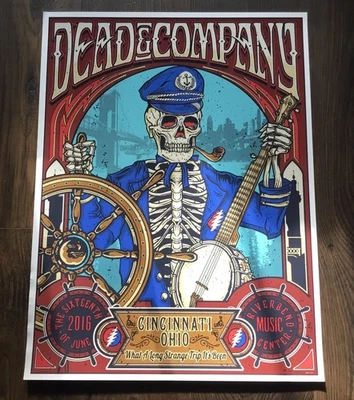 Dead and Company Original 2016 Cincinnati Ohio Riverbend Music Center 6-16-16 # Foto 1 de 4