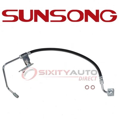 Sunsong Rear Right Brake Hydraulic Hose for 1995-1997 Chrysler Concorde - ph Foto 1 de 4