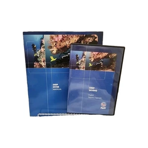PADI Deep Diver Manual 79300 + Deep Diving DVD In English Espanol 70842MUL - Picture 1 of 15
