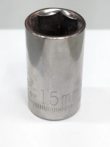 Craftsman USA Socket 17mm Metric Shallow 12 Point 1/2" Drive 44257 G1 - Picture 1 of 6