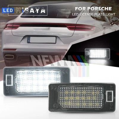 CANbus Bright White LED License Plate Light Lamp Module For Porsche Panamera 970 - Image 1 of 4
