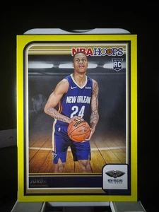 2023-24 Panini NBA Hoops Yellow Jordan Hawkins #269 RC Pelicans - Bild 1 von 2