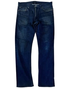 Polo Ralph Lauren Blue Dark Wash Mid-Rise Skinny Denim Jeans Men's Size 34 X 32 - Picture 1 of 24