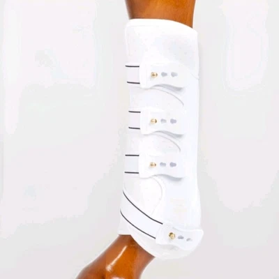 Back on Track Weiß M Royal Arbeitsgamaschen Hinterbein Beinschutz Retoure - Bild 1 von 2