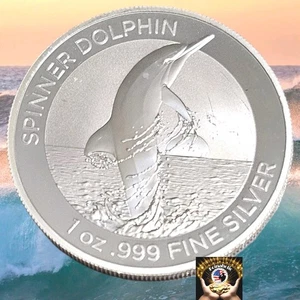 2020 Australian Spinner Dolphin Coin .999 Silver 25k Mintage Fast Ship 🚢  - Picture 1 of 7