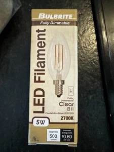 Bulbrite LED 5w 2700k E12 Pack Of 7 - Picture 1 of 1