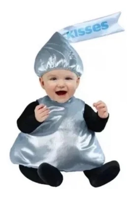 Rubíes Hershey Beso Caramelo Halloween Disfraz Chocolate Bebé Niño Pequeño Talla Única Foto 1 de 4