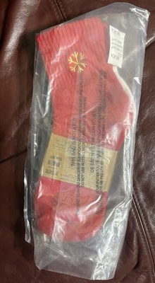 Victoria's Secret Rosa 2 Pares Cuartos Calcetines Talla Única Blanco y Rojo Nuevo Con Etiquetas Foto 1 de 2