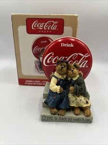 Boyds Bear Coca Cola JOANNE & CHERYL I’d Like to Teach the World to Sing 919924 - Picture 1 of 14