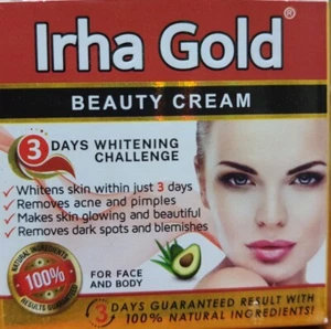 Irha Gold Beauty Cream - 100% Authentic or Money Back Guarantee - Picture 1 of 6