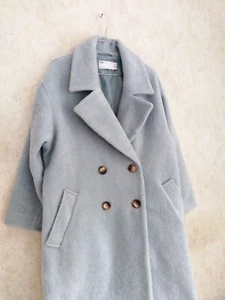 ASOS Damen Mantel, Wintermantel, hellblau UK8/ gr 36 makellos - Bild 1 von 7