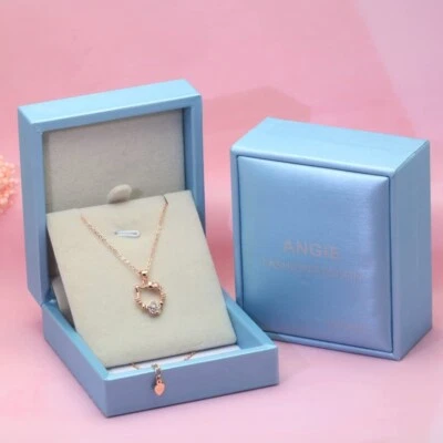 Hello Kitty Sanrio Anhänger Roségold - 1 Swarovski Halskette Made in Japan - Bild 1 von 4