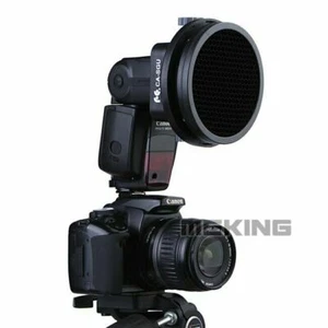 K9 Flash Modifier Accessory Round Honey Comb For Canon YongNuo Nikon Speedlight - Picture 1 of 10