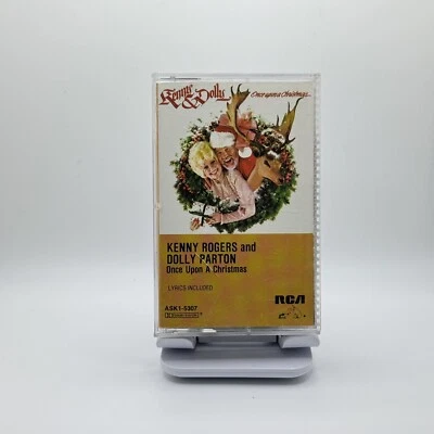 Kenny Rogers and Dolly Parton Once Upon a Christmas Cassette Tape 1997 BMG - Image 1 of 4
