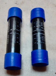 Service Entrance Comp Splice Sleeve Insulated 3” Homac Blue/Blue 2ea UBB66 285G - Picture 1 of 3