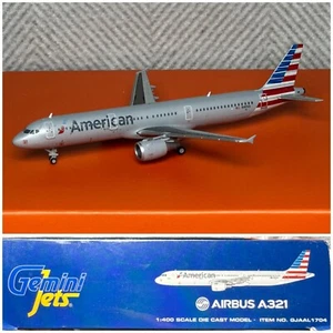 GEMINI JETS 1:400 AMERICAN AIRBUS A321 N187US - Picture 1 of 1