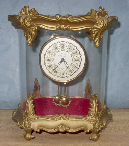 VINTAGE SCHMID,  SCHLENKER JR., 8 DAY MECHANICAL CLOCK, RUNNING WELL Cover
