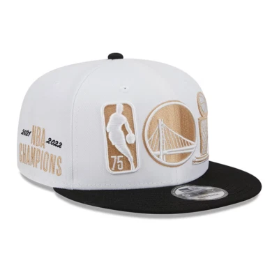 Golden State Warriors New Era 2022 Finales NBA Anillo Noche 9FIFTY Gorra Snapback Foto 1 de 4