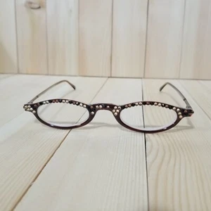 JC Jimmy Crystal Italy Design GL314 +275 Swarovski solo montatura per occhiali neri - Foto 1 di 9