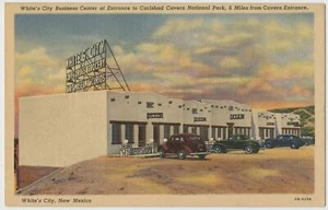 White's City Business Center, Parque Nacional Caverna Carlsbad, Nuevo México 1940 - Imagen 1 de 2