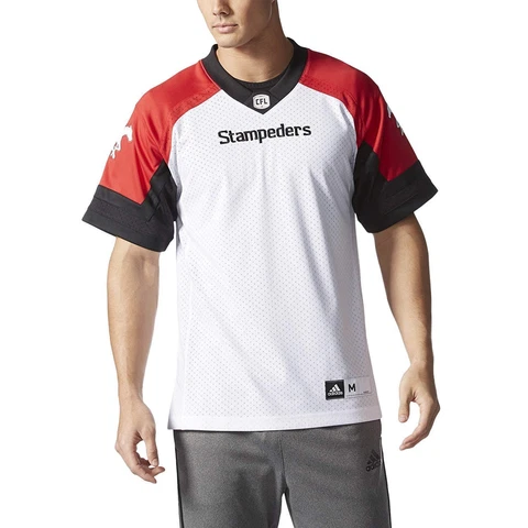 adidas Calgary Stampeders Jersey CFL Premier Authentic Away White S M L XL 2XL Cover