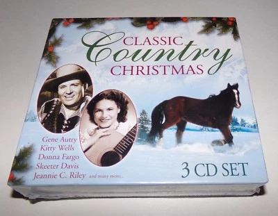 Classic Country Christmas 3 CD Set By Various Artists - Brand New Sealed - Image 1 of 2