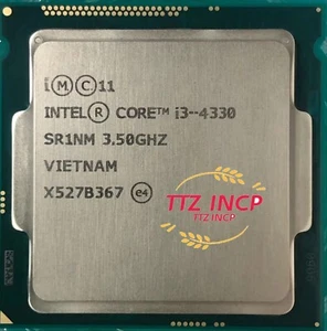Intel Core i3-4330 CPU SR1NM 4M Cache 3.50 GHz FC LGA 1150 Desktop PC Processor - Picture 1 of 3