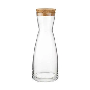 Bormioli Rocco Ypsilon Carafe with Cork Tops - 36.25 oz - Picture 1 of 9