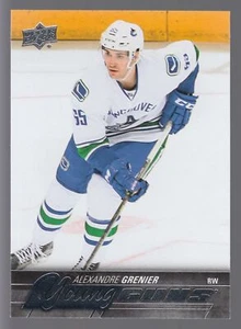 2015-16 Upper Deck Young Guns YG Rookie #470 Alexandre Grenier RC Canucks - Picture 1 of 2