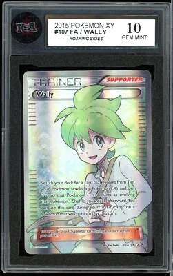 2015 Pokemon Roaring Skies #107 Wally full Art KSA 10 Gem Mint - Image 1 of 2