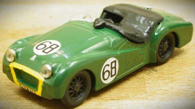 1:43 Vitesse Auto Da Corsa Triumph TR2 N° 68 Le Mans 1955 - Immagine 1 di 4