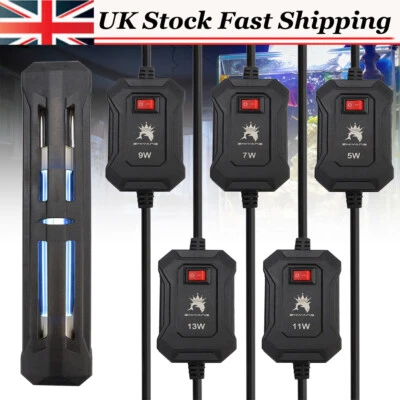 Aquarium Light Fish Tank UV Lamp Submersible Ultraviolet Lamp Aquarium Cleaning - Image 1 of 4