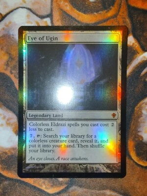 NM FOIL Eye of Ugin Worldwake MTG Magic the Gathering 1st Edition - Image 1 of 2