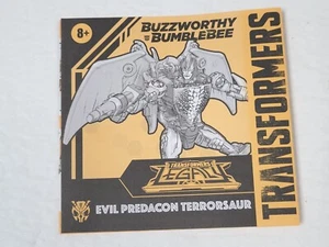 Transformers Legacy Terrorsaur INSTRUCTIONS SHEET Buzzworthy Bumblebee Target - Picture 1 of 3