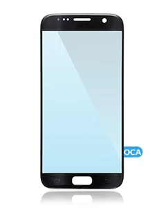Front Glass With OCA Pre-Installed For Samsung Galaxy S6 (Black / Blue) - Picture 1 of 1