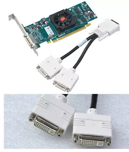 Dualhead Graphic Card 512MB ATI HD5450 PCIe.2x DVI Displays for Win 7 8 0.4oz30 - Picture 1 of 1