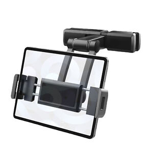 Tablet Headrest Holder Mount for Car Seat, fits iPads and Phones 4.7-12.3"