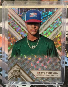 2018 Panini Elite Extra Edition Dervy Ventura #196 Kaleido Parallel 1/1 