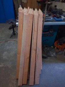 1.5m 5ft 3 inch cedar fence posts - Picture 1 of 7