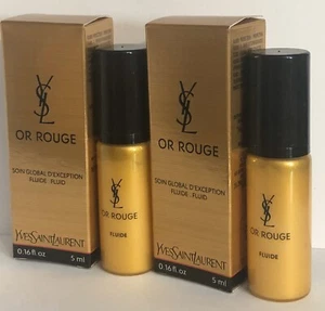 YVES SAINT LAURENT Or Rouge Soin Global D'Exception Fluid #2 Travel Sz 5ml NIB - Picture 1 of 7