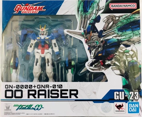 Gundam Universe GN-0000+GNR-010 00 Raiser Gundam Action Figure Bandai GU-23 Cover
