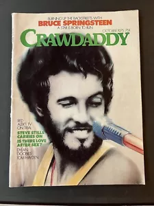 1975 Crawdaddy Magazine ~ Bruce Springsteen ~ No Label - Newsstand Copy - NICE! - Picture 1 of 2