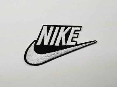 Nike Logo iron on or sew on Patch Swoosh tick Oldschool original - image 1 of 2