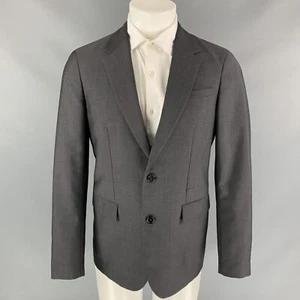 JIL SANDER Size 38 Dark Gray Wool / Mohair Notch Lapel Sport Coat - Picture 1 of 8